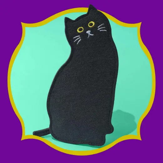 オリジナル ハロウィン黒ネコペンケース