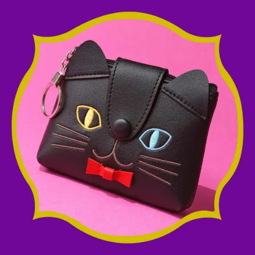 オリジナル くろねこコインケース