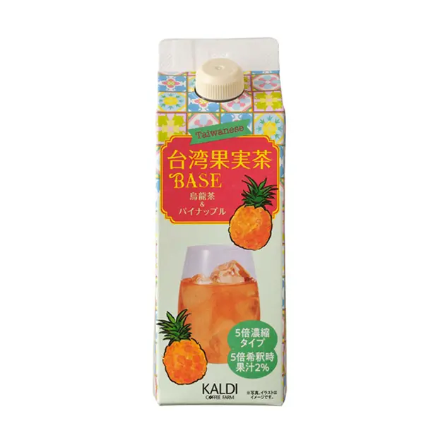 オリジナル 台湾果実茶ベース 烏龍茶＆パイナップル