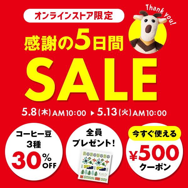 感謝の5日間SALE