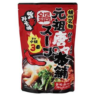 田靡製麺　元祖唐々本舗鍋スープ　旨辛みそ味3番　750g