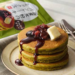 国産米粉のパンケーキミックス　国産抹茶　200g