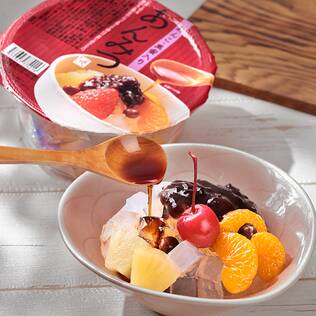 あんみつ　あんこ・黒蜜入り　330g【賞味期限：2026/7/7】