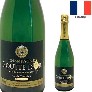 【お酒】シャンパーニュ　グート・ドール　キュヴェ・トラデション・ブリュット（白・発泡）　750ml
