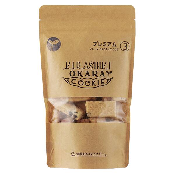 もとや　倉敷おからクッキープレミアム3種　140g