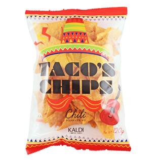 タコスチップス　チリ味　120g【賞味期限：2025/8/12】