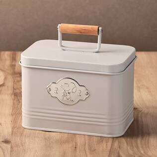 オンラインストア限定　スヌーピー　ウッドハンドルスクエアティン120g