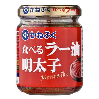 かねふく　食べるラー油明太子　110g【賞味期限：2025/8/15】