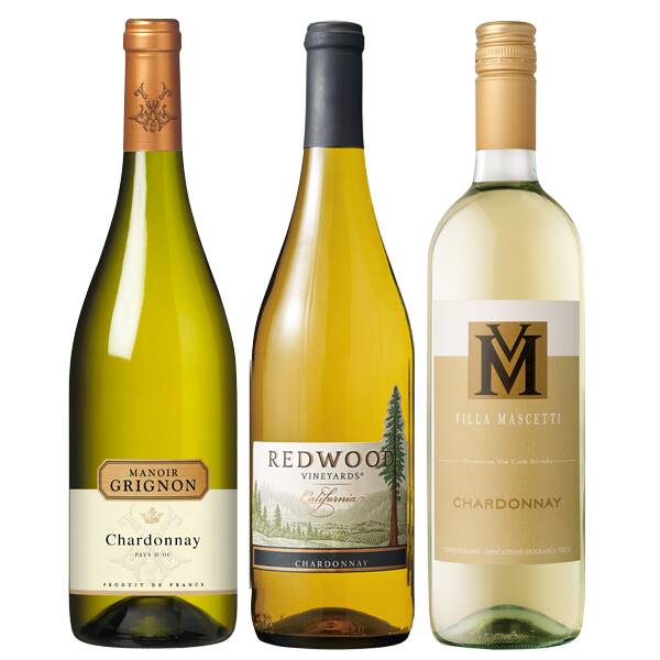 【お酒】オンラインストア限定　人気品種シャルドネ飲み比べ　厳選3本セット