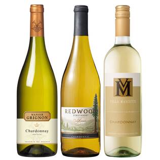 【お酒】オンラインストア限定　人気品種シャルドネ飲み比べ　厳選3本セット