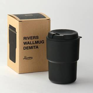 リバーズ　ウォールマグ　デミタ（ブラック）　290ml