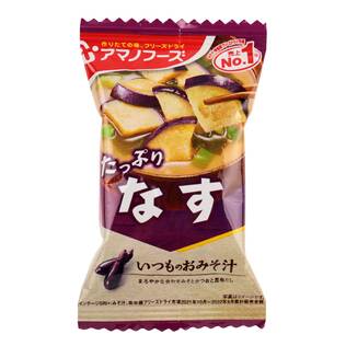 アマノフーズ　いつものおみそ汁　なす　1p