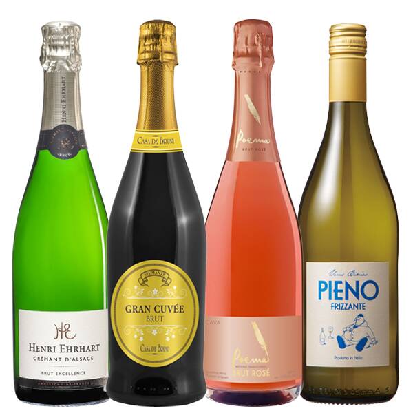 【お酒】オンラインストア限定　辛口泡　厳選4本セット