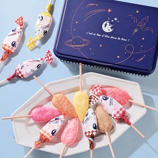 ピエログルマン　ロリポップキャンディー　アソート缶　20p