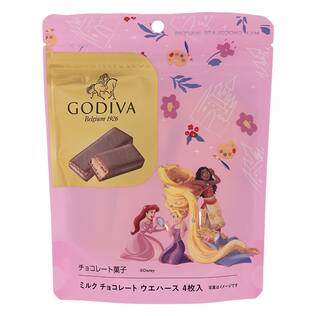 ミルクチョコレート　ウエハース（ディズニープリンセス）　4p