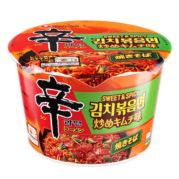農心　辛ラーメン　焼きそば炒めキムチカップ　122g