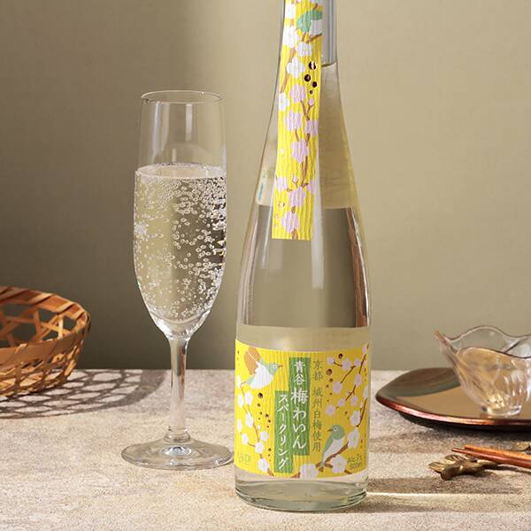 【お酒】京都　城州白梅使用　青谷梅わいん　スパークリング　500ml