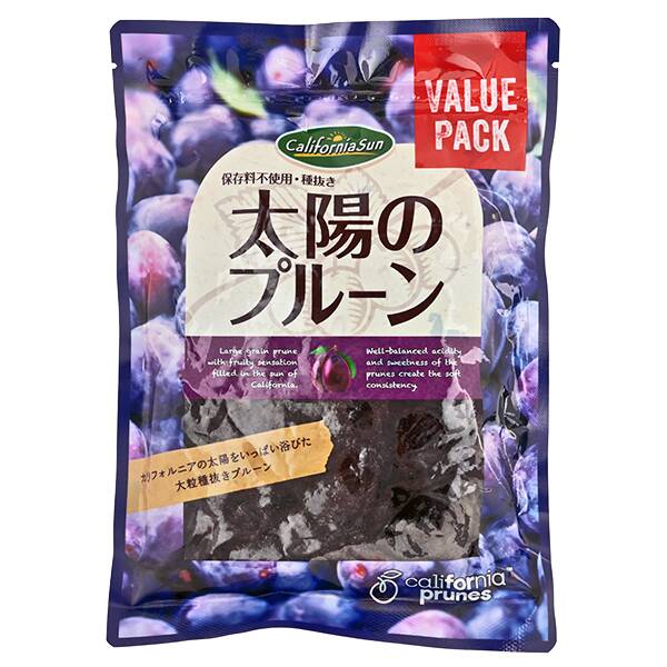 カリフォルニアサン　太陽のプルーン（種抜き）バリューパック　350g