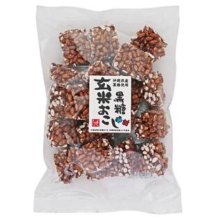 沖縄県産黒糖使用　鬼っこ黒糖玄米おこし　132g