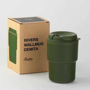 リバーズ　ウォールマグ　デミタ（オリーブ）　290ml