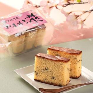 桜かすてら　5切【賞味期限：2026/3/23】