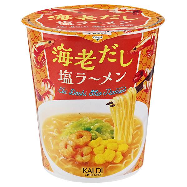 海老だし塩ラーメン 64g カルディコーヒーファーム オンラインストア