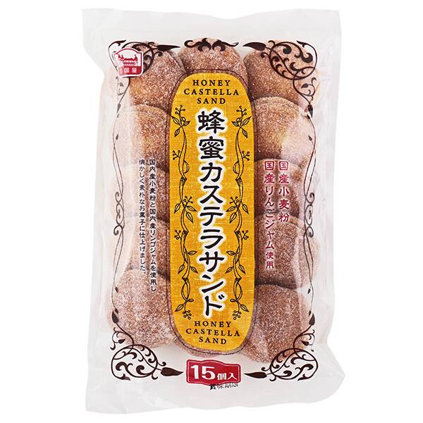 万国屋 蜂蜜カステラサンド 15個 カルディコーヒーファーム オンラインストア