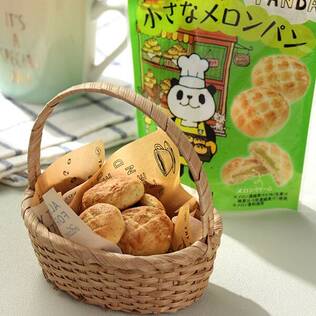 パンダのパン屋さん　小さなメロンパン　60g【賞味期限：2024/9/23】