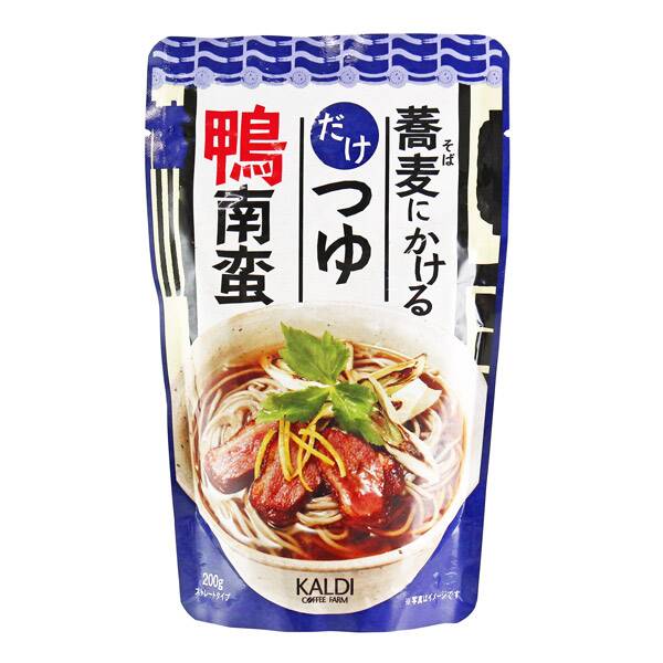 蕎麦にかけるだけつゆ　鴨南蛮　1人前