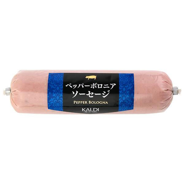 【冷蔵】ペッパーボロニアソーセージ　200g【賞味期限：2024/6/15】