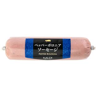 【冷蔵】ペッパーボロニアソーセージ　200g【賞味期限：2024/6/27】