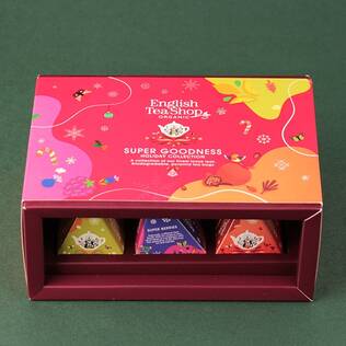 オンラインストア限定　イングリッシュティーショップ　ホリディスーパーグッドネス　プリズム　レッド　12p