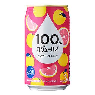 【お酒】オンラインストア限定　100%カジューハイ　ピンクグレープフ　チューハイ缶　340ml