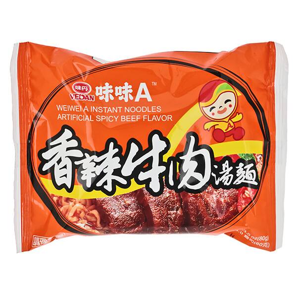 味味A　台湾ラーメン　香辣牛肉味　80g