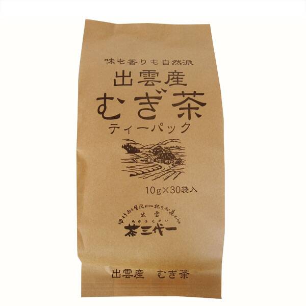 茶三代一　出雲産　麦茶　30p