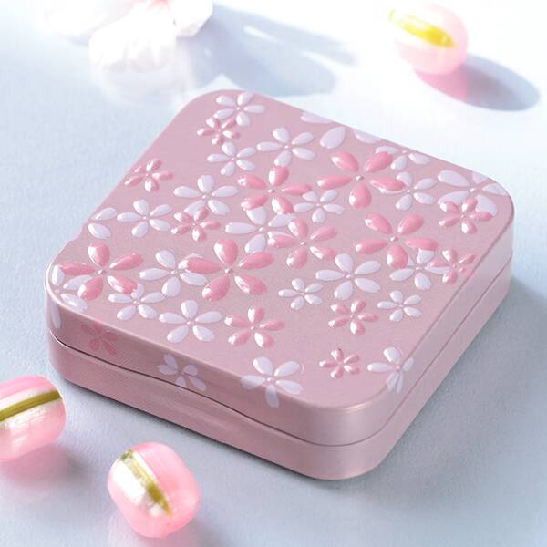 さくらミニ缶　ピンク　1個