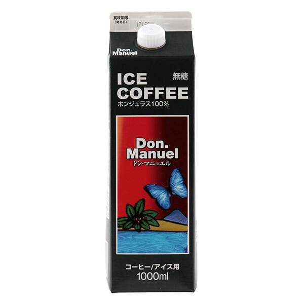 ドンマニュエル　リキッドコーヒー（無糖）　1000ml【賞味期限：2022/11/12】