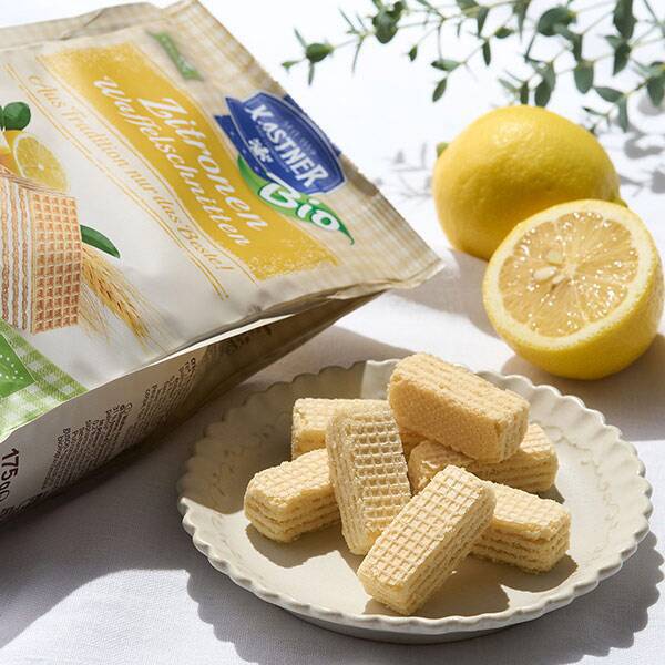 カストナー　オーガニックレモンウエハース　175g