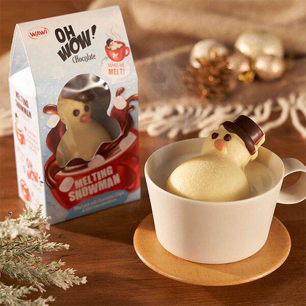 オーワオ　チョコレート　メルティングスノーバディ　75g【クリスマス】