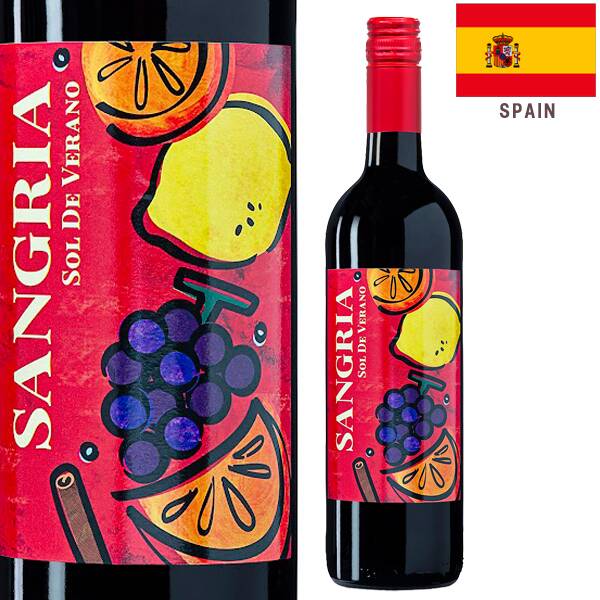 【お酒】ソル・デ・ベラーノ　サングリア（赤）　750ml
