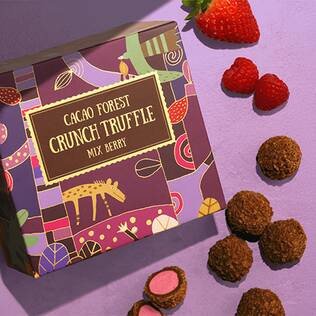 カカオの森　クランチトリュフ　ミックスベリー　70g