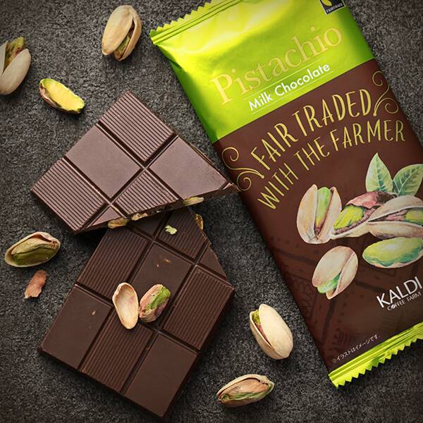 フェアトレードチョコレート　ピスタチオ　53g