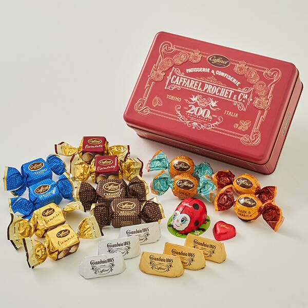 オンラインストア限定　カファレル　200周年アンティーク缶　ジャンドゥーヤチョコレート　20p