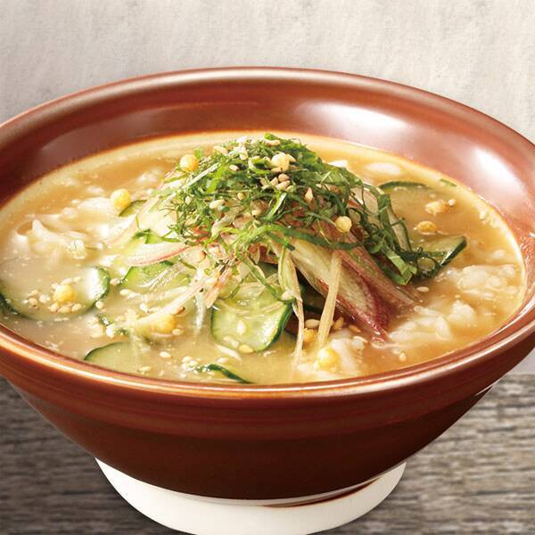 <b>さっぱり食べられるごはん特集</b><br>ごまだれがおいしい「冷や汁の素」や、パクチーとレモンを加えたベトナム風「エスニック茶漬け」などがおすすめです！