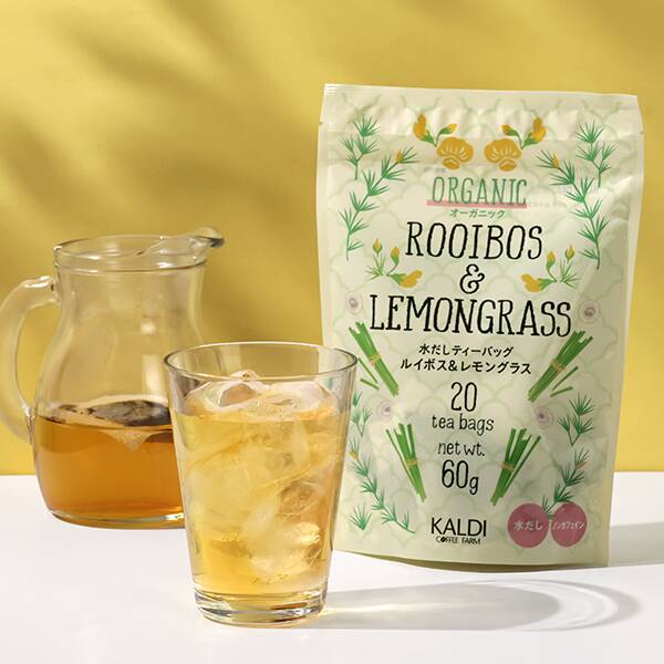 オーガニック　水出しティーバッグ　ルイボス＆レモングラス　20p