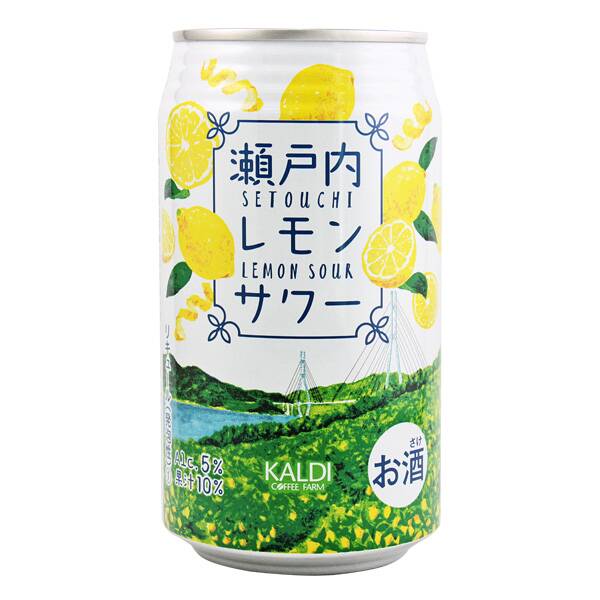 お酒 瀬戸内レモンサワー 350ml カルディコーヒーファーム オンラインストア
