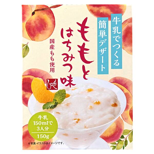 牛乳でつくる簡単デザート ももとはちみつ味 150g カルディコーヒーファーム オンラインストア