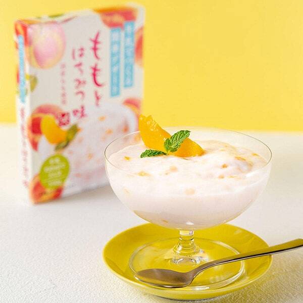 牛乳でつくる簡単デザート ももとはちみつ味 150g カルディコーヒーファーム オンラインストア