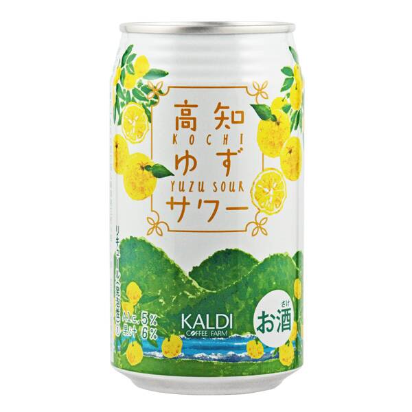 お酒 高知ゆずサワー 350ml カルディコーヒーファーム オンラインストア