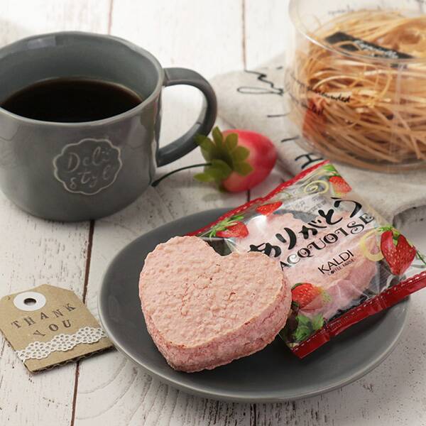 ストロベリーミルクダックワーズ　ありがとう　1個【賞味期限：2026/5/28】